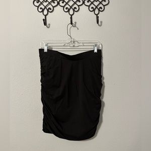 Black rouched skirt